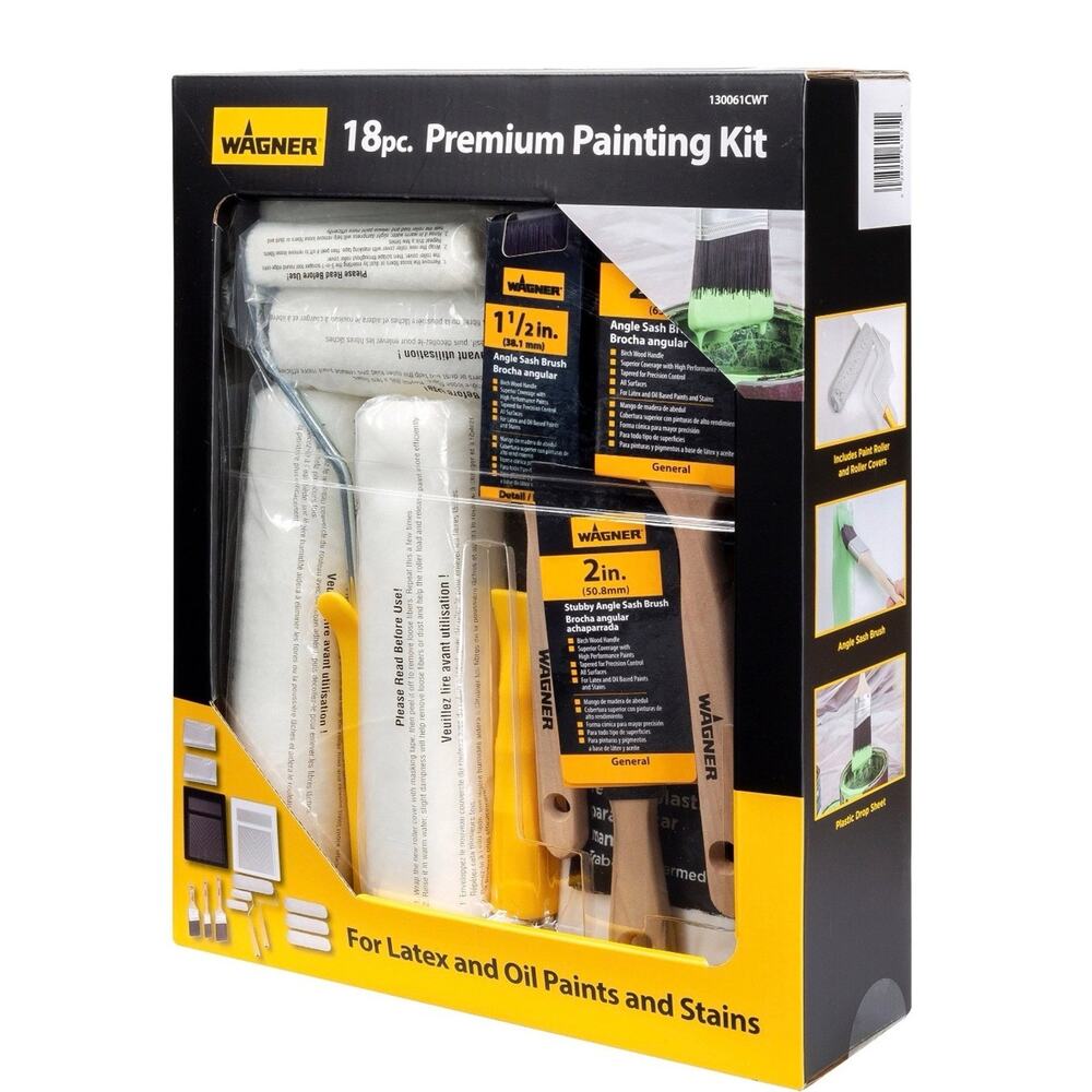 2 Wagner 18-piece Paint Kit